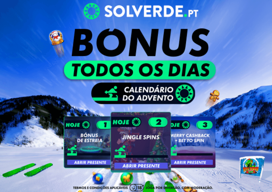 Calendário do Advento da Solverde.