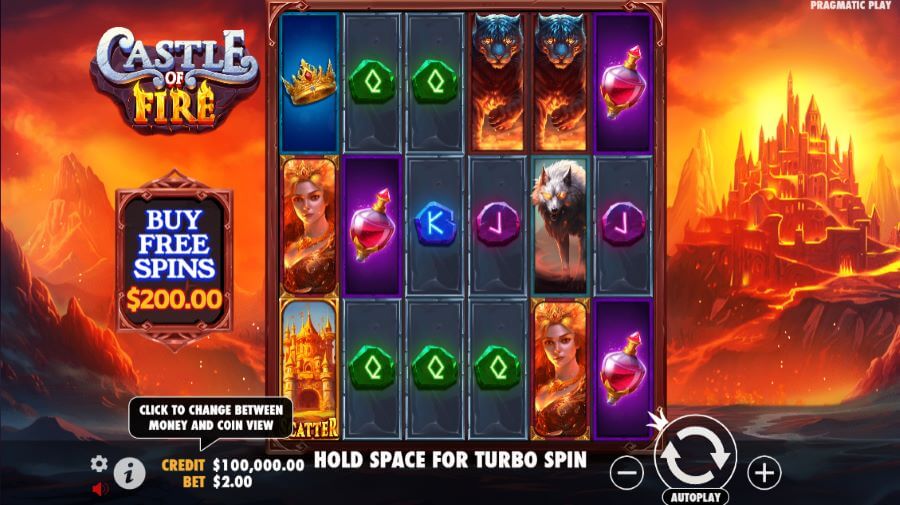 1. Castle of Fire slot.