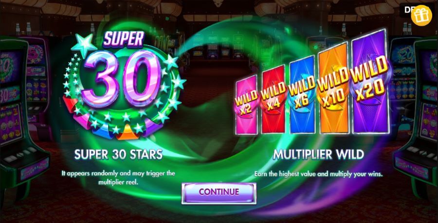 Super 30 Stars slot.