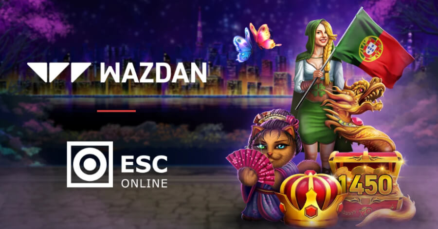 Wazdan expande-se com um novo parceiro ESC Online em Portugal