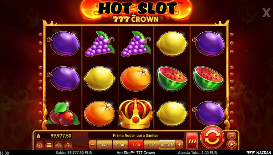 3. Símbolos scatter da Hot Slot 777 Crown slot.