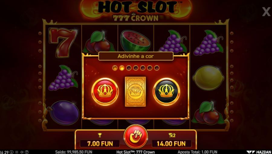 4. Extra de aposta da Hot Slot 777 Crown slot.