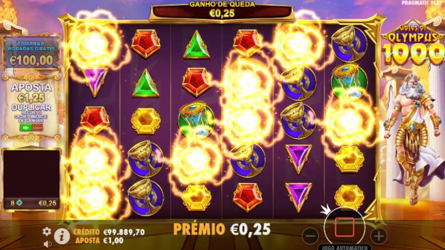 4. Extra de queda da Gates of Olympus 1000 slot.