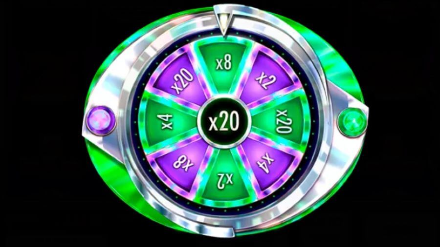 Frenzy Wheel Minigame de Super 30 Stars slot.