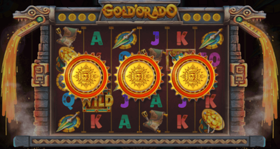 Rodadas grátis no Goldorado slot.
