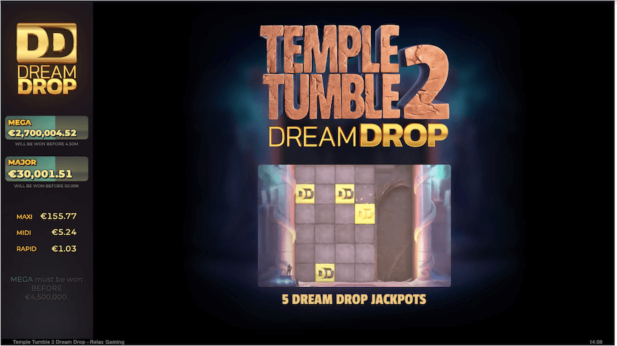 5. Temple Tumble 2 Dream Drop - Relax Gaming PT