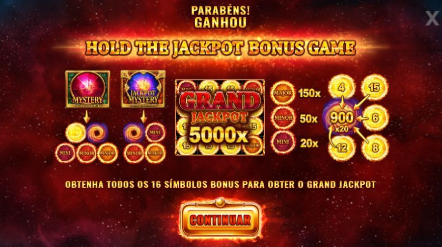 6. Hold the Jackpot na Burning Sun slot.