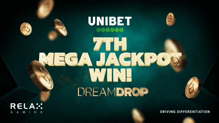 Relax Gaming celebra o 7th vencedor do Mega Jackpot Dream Drop