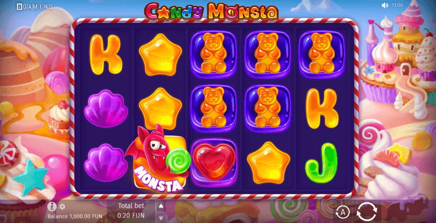 Candy Monsta – Ganhe até 1.000x com doces coloridos