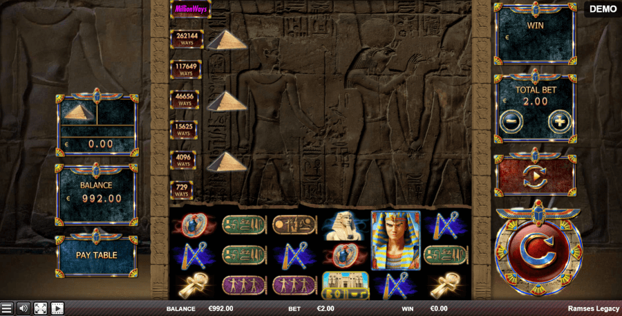 Efeitos audiovisuais de Ramses Legacy