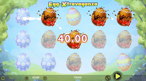 Ganhos em duas direções Egg-Xtravaganza