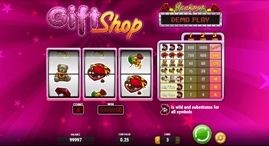 GiftShop slot no modo demo
