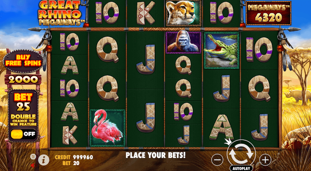 Great Rhino slot jogo
