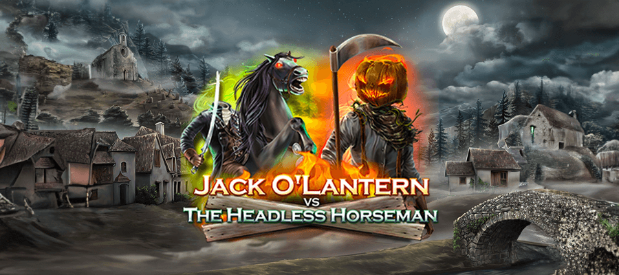 Jack O'Lantern vs The Headless Horseman slot.