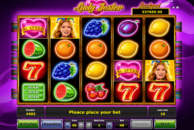 Jackpot Lady Jester slot