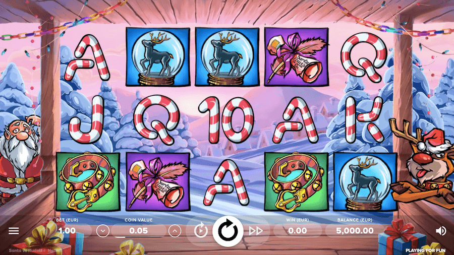 Santa vs Rudolph slot