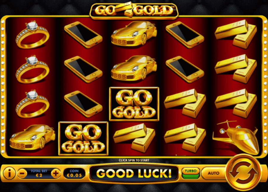 Scatters na slot GO Gold.