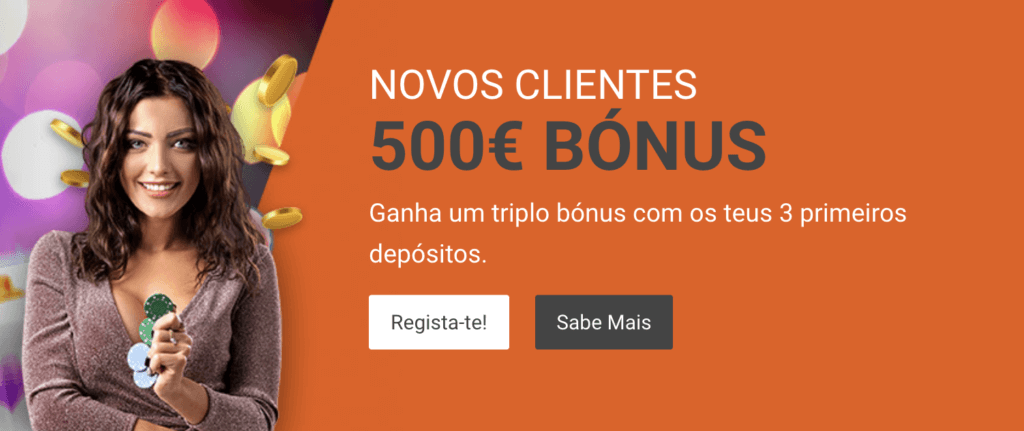 Bónus de 500€ para novos jogadores Luckia!