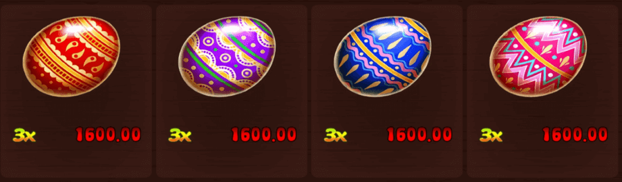 Símbolos que pagam mais no Magic Eggs