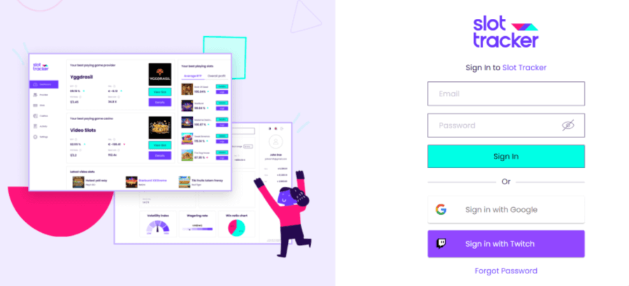 Slot Tracker login