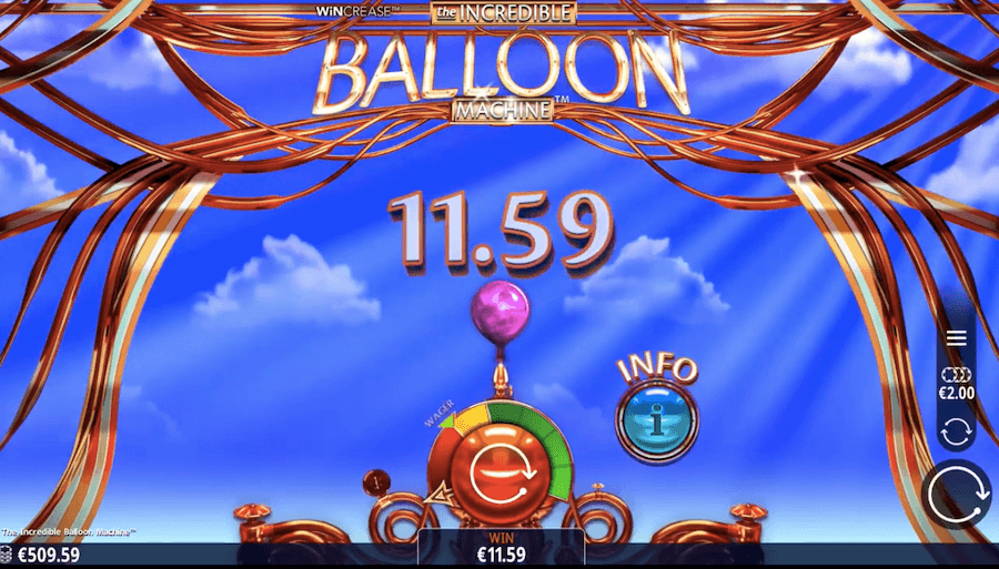 The incredible balloon machine crash game BR