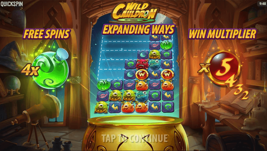 Wild Cauldron slot.