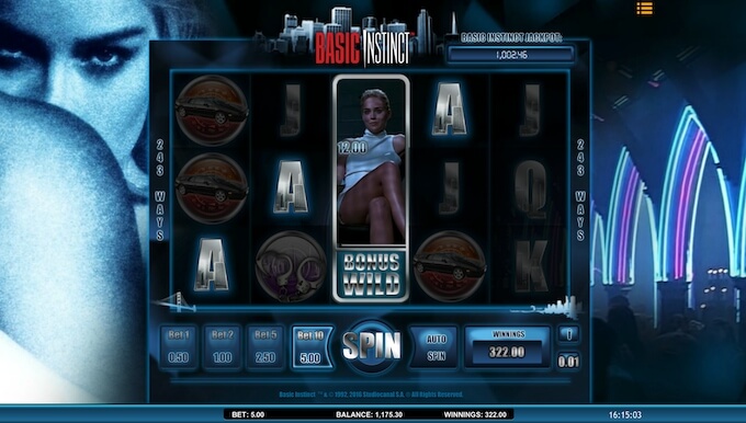 Slot Basic Instinct como jogar