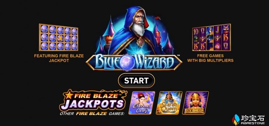 Blue Wizard análise slot