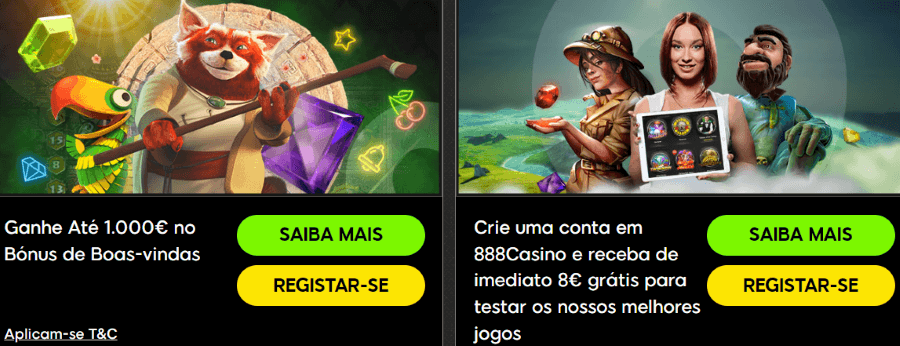 bónus do 888 casino