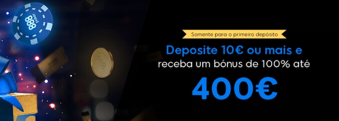 Bónus de boas-vindas para poker online em 888.pt