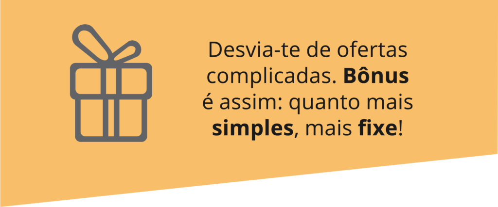 Bónus simples são mais fixes 