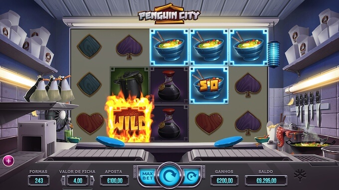 Escape mode Penguin city Slot