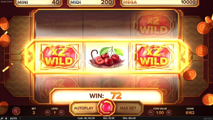 Slot Grand Spinn NetEnt como jogar