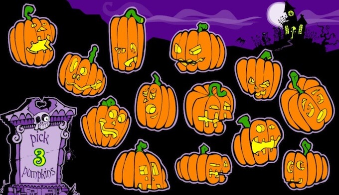 Recurso pick a pumpkin slot Halloweenies