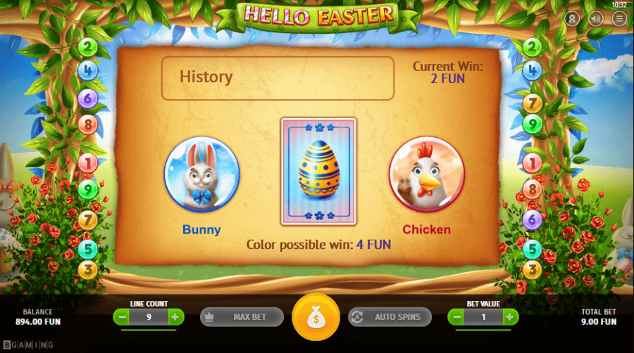 Apostar os seus ganhos no Hello Easter