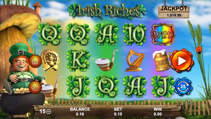 Irish Riches slot 888 Gaming