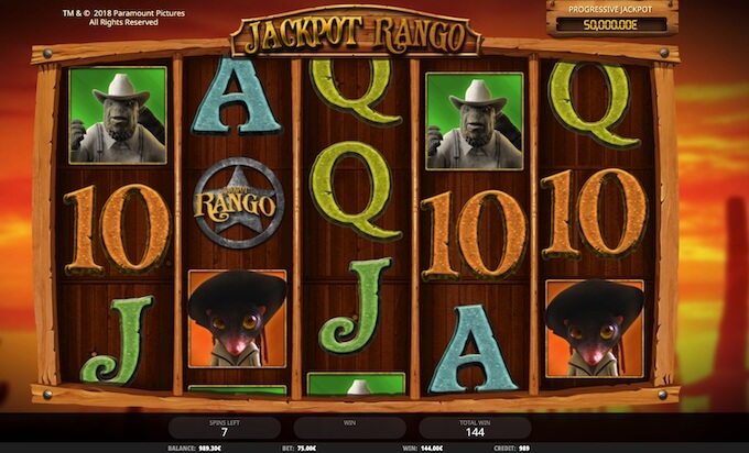 Jackpot Rango slot iSoftBet