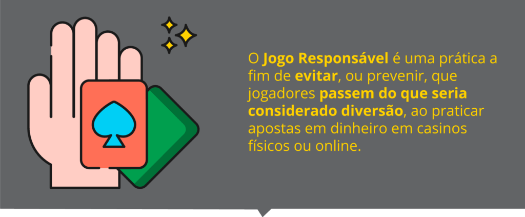 O Jogo Responsável visa evitar que os jogadores passem do nível de apenas diversão 