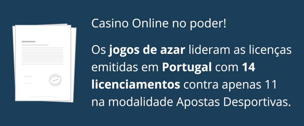 14 licenciamentos de casino em Portugal