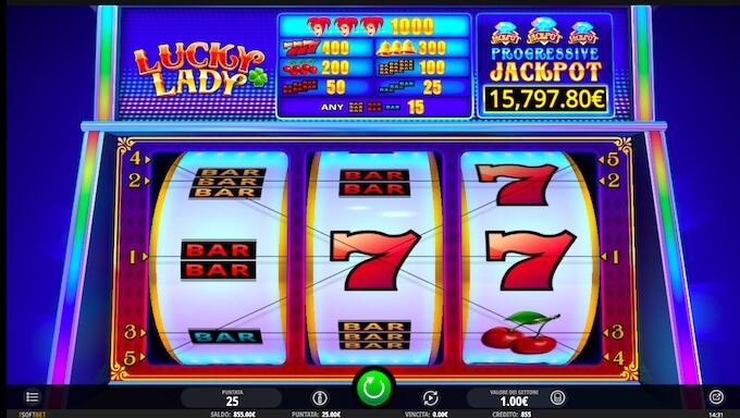 Leia análise completa da slot Lucky Lady por iSoftBet