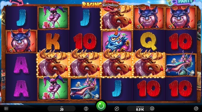 Raging Reindeer slot iSoftBet