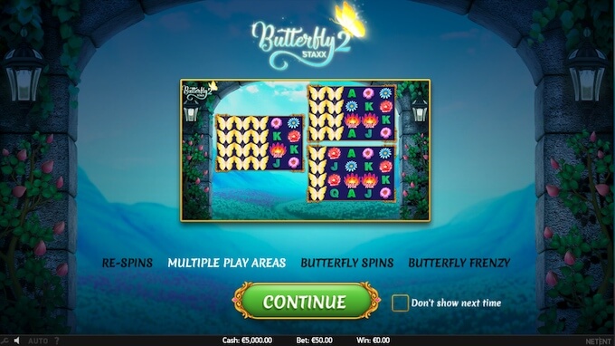 Recursos slot Butterfly Staxx 2