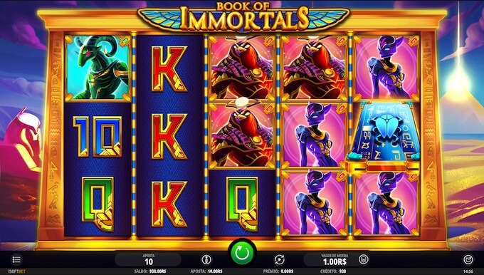 Cores e características Book of Immortals slot Cores e características Book of Immortals slot