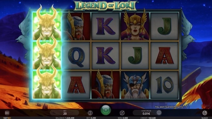 Legend of Loki slot iSoftBet