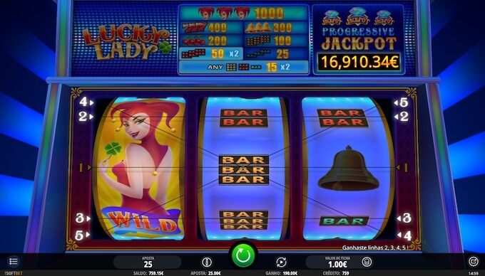 Slot Lucky Lady iSoftBet
