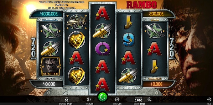 Jogar Slot iSoftBet Rambo