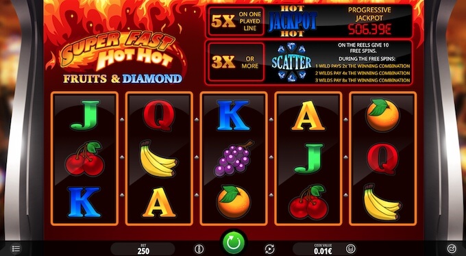 Super Fast Hot Hot símbolos slot 