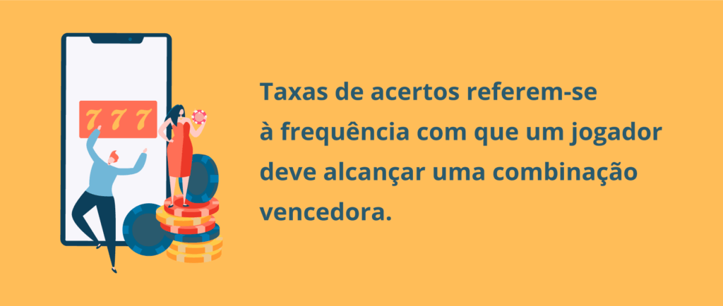 Taxas de acertos em slots 