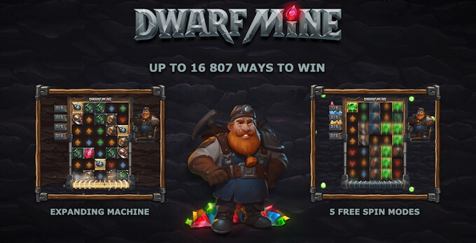 Dwarf Mine slot desenvolvida por Yggdrasil